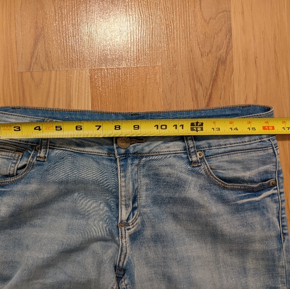 3/25 Light wash Low-rise Stretch Jeggings - Picture 5 of 7